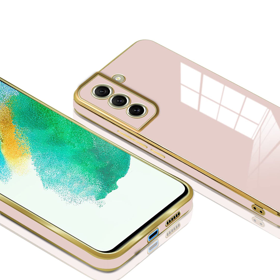 Electroplating TPU Cover for Samsung Galaxy S21 FE 5G