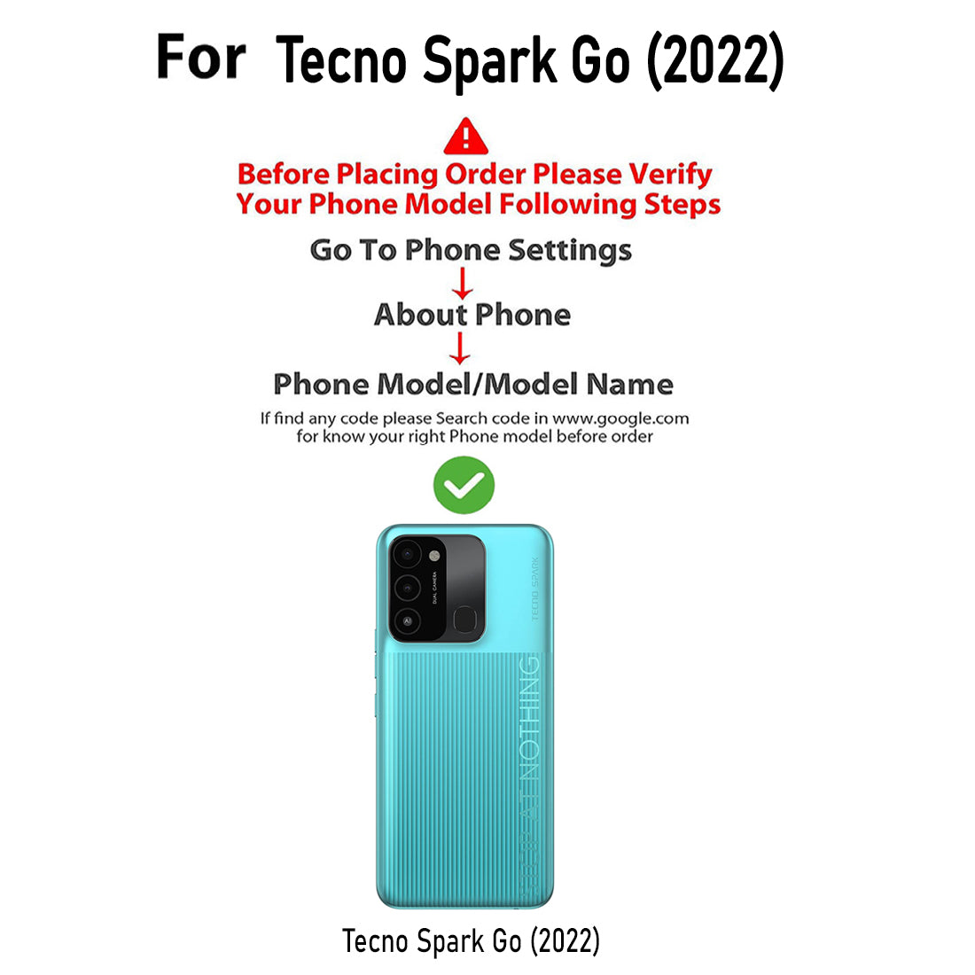 Electroplating TPU Cover for Tecno Spark Go (2022) 4G