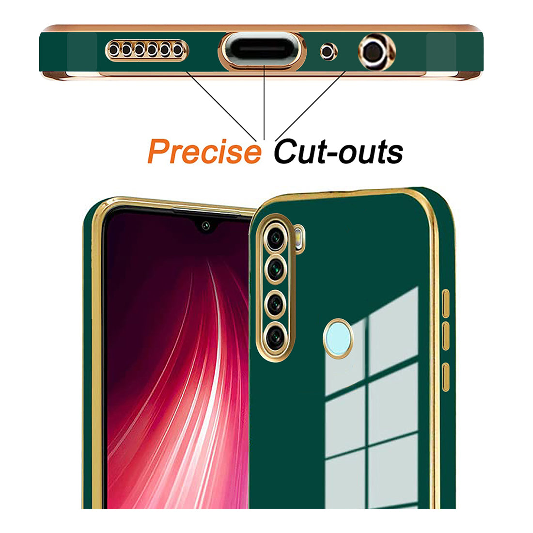 Electroplating TPU Cover for Mi Redmi Note 8 4G