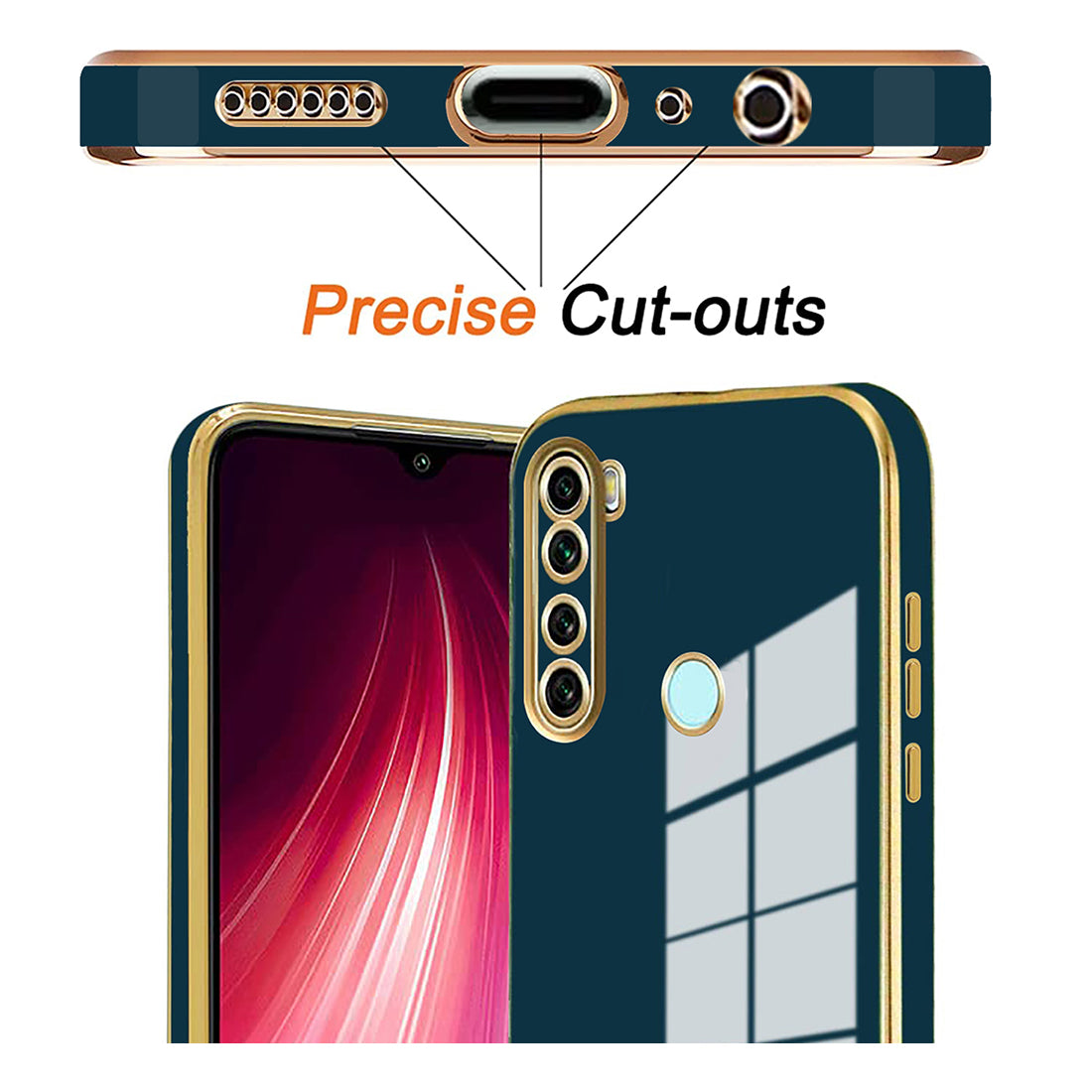 Electroplating TPU Cover for Mi Redmi Note 8 4G