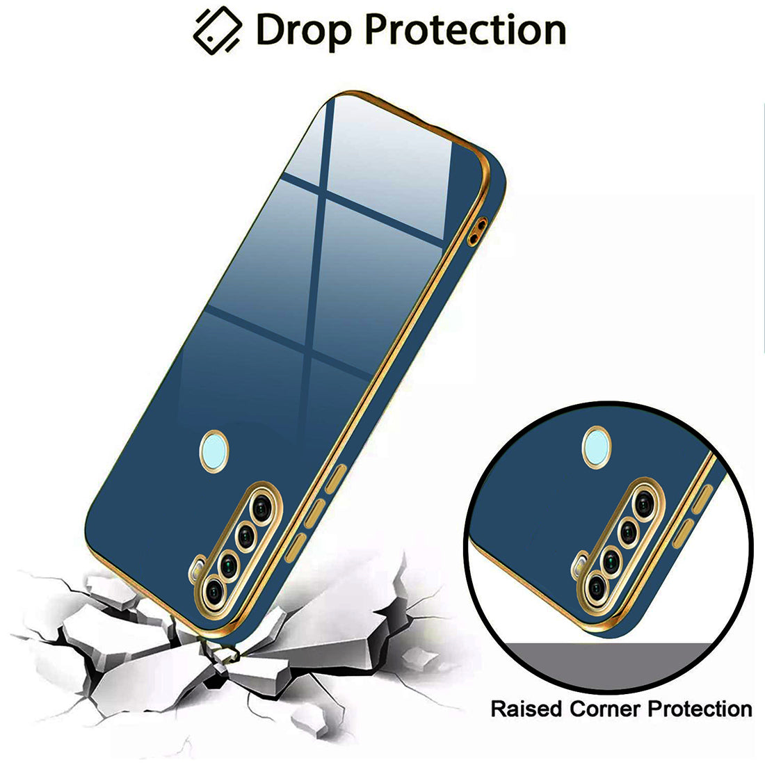 Electroplating TPU Cover for Mi Redmi Note 8 4G