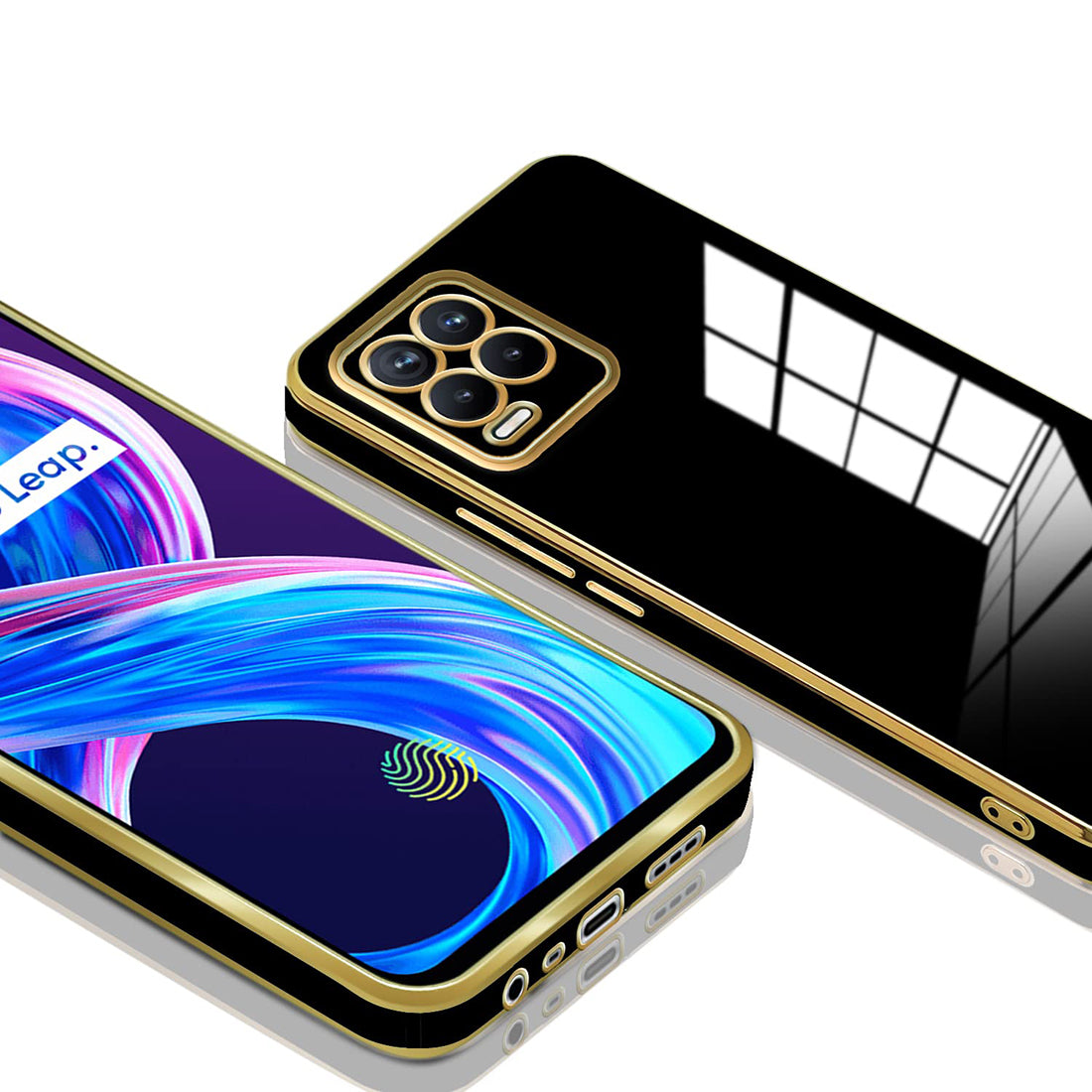 Electroplating TPU Cover for Realme 8 4G / 8 Pro 4G