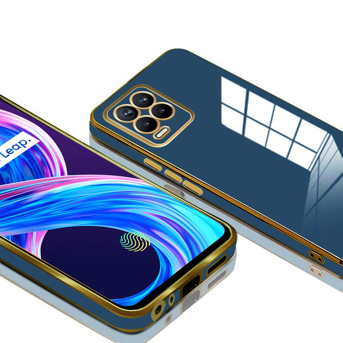 Electroplating TPU Cover for Realme 8 4G / 8 Pro 4G