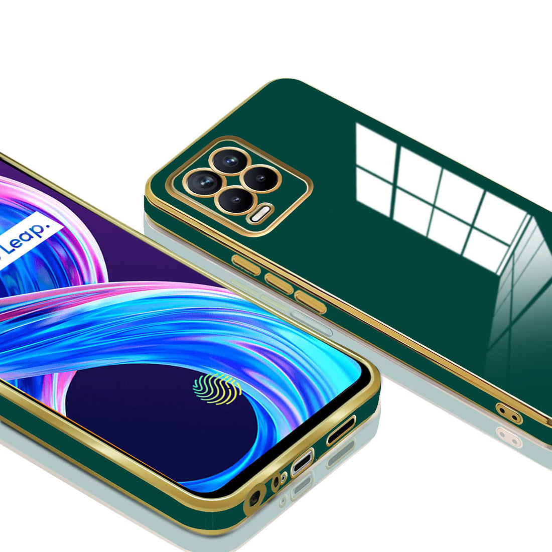 Electroplating TPU Cover for Realme 8 4G / 8 Pro 4G