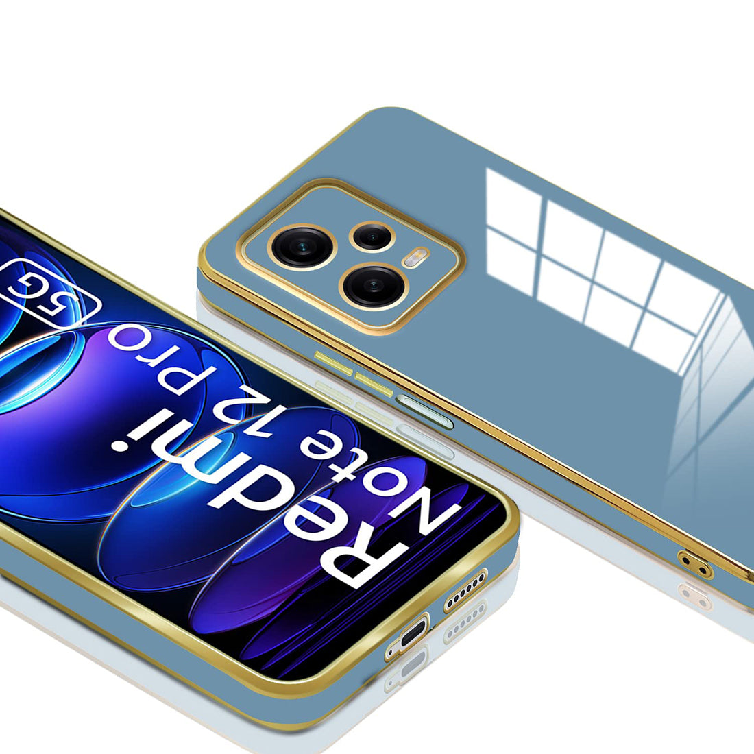 Electroplating TPU Cover for Redmi Note 12 Pro 5G