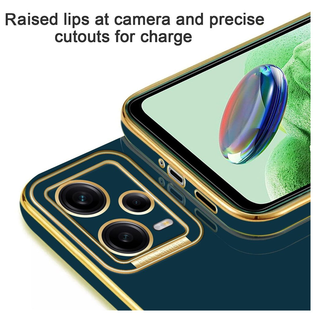 Electroplating TPU Cover for Redmi Note 12 Pro 5G