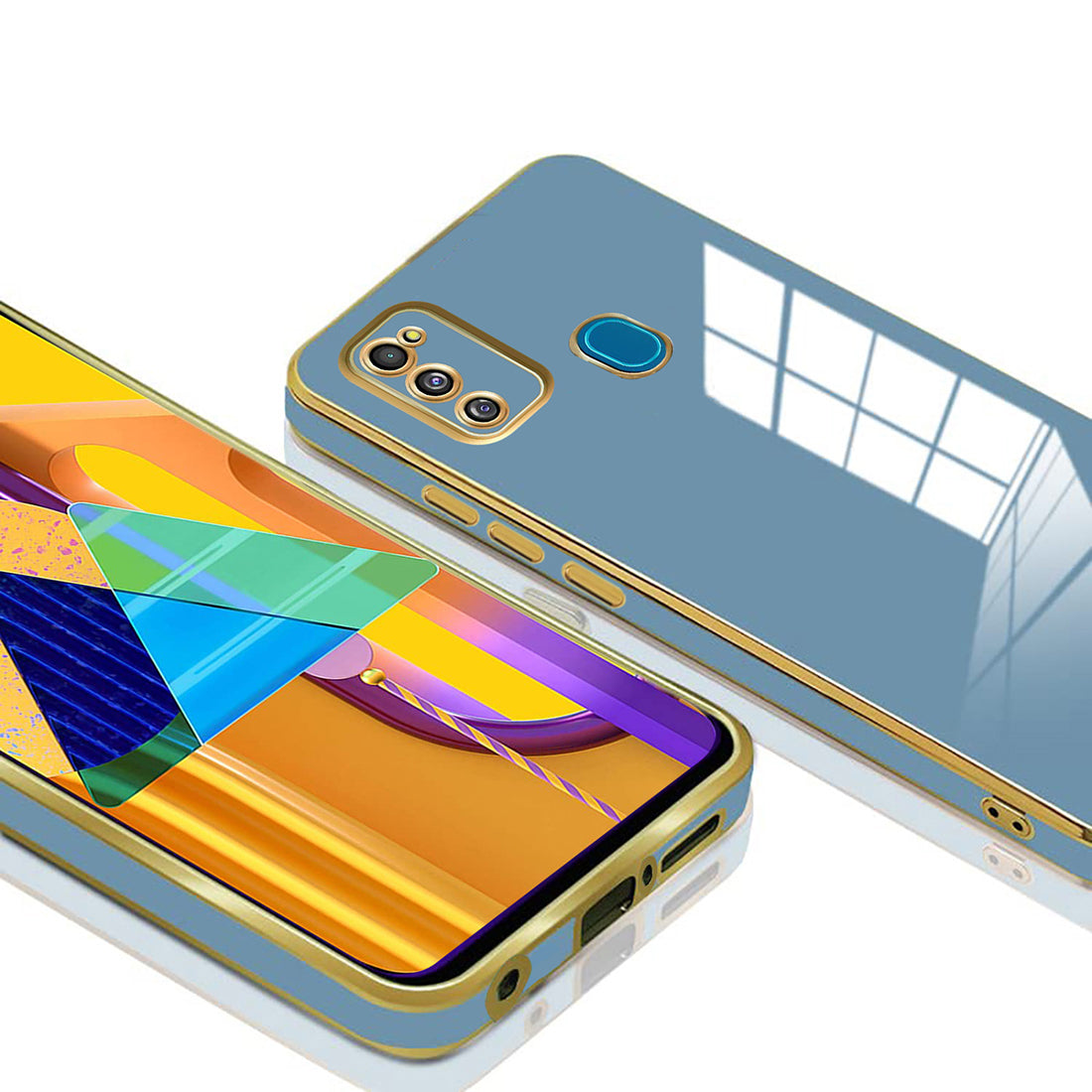 Electroplating TPU Cover for Samsung Galaxy M21 / M30s / M21 2021 Edition