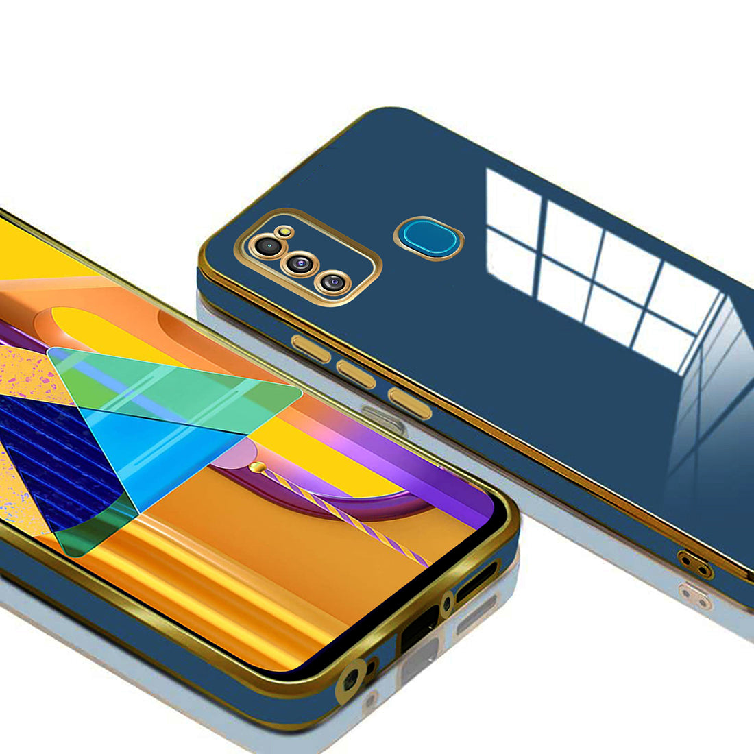 Electroplating TPU Cover for Samsung Galaxy M21 / M30s / M21 2021 Edition