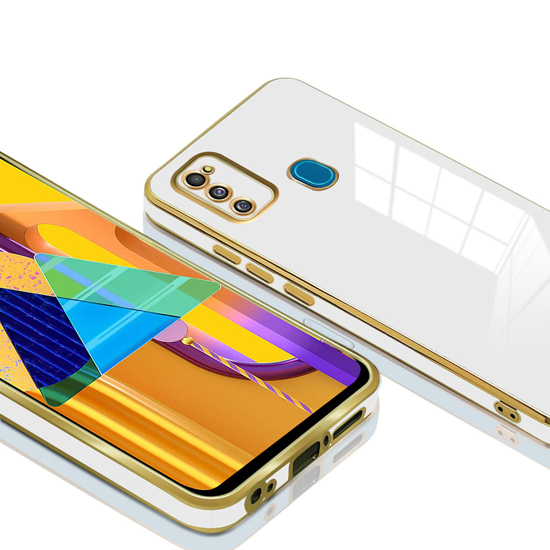 Electroplating TPU Cover for Samsung Galaxy M21 / M30s / M21 2021 Edition