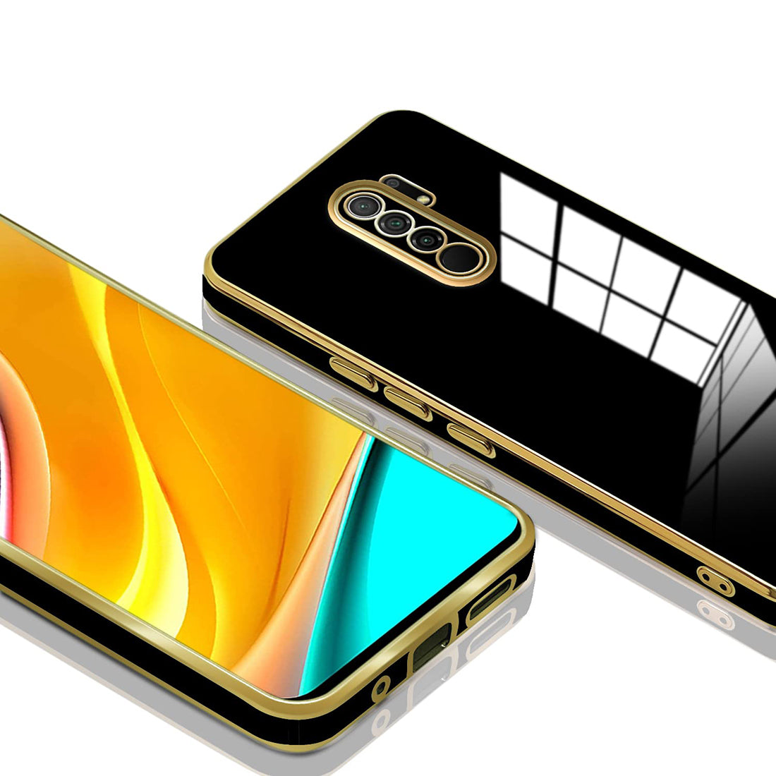 Electroplating TPU Cover for Mi Redmi 9 Prime / Poco M2