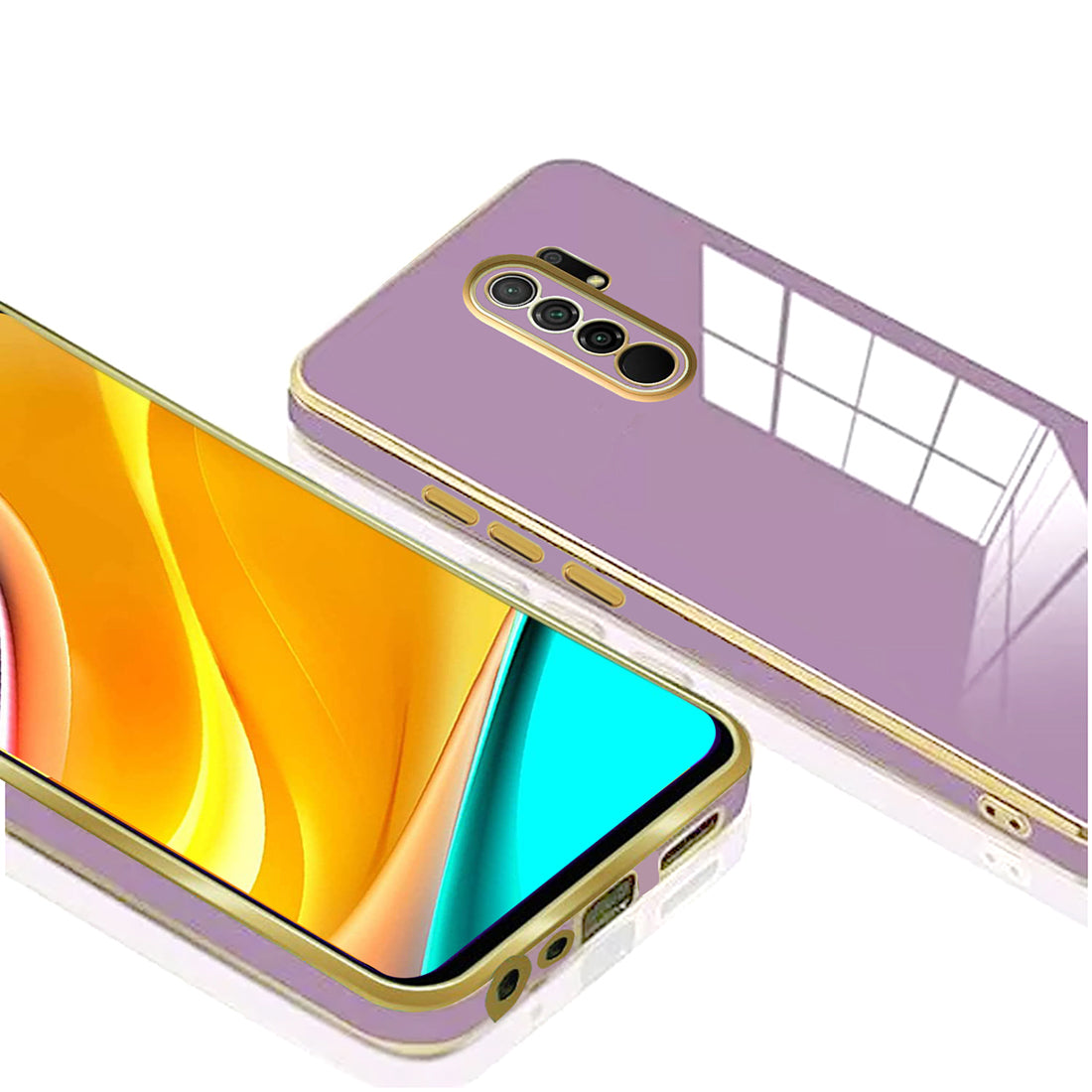 Electroplating TPU Cover for Mi Redmi 9 Prime / Poco M2