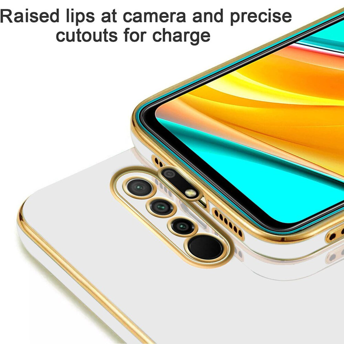 Electroplating TPU Cover for Mi Redmi 9 Prime / Poco M2