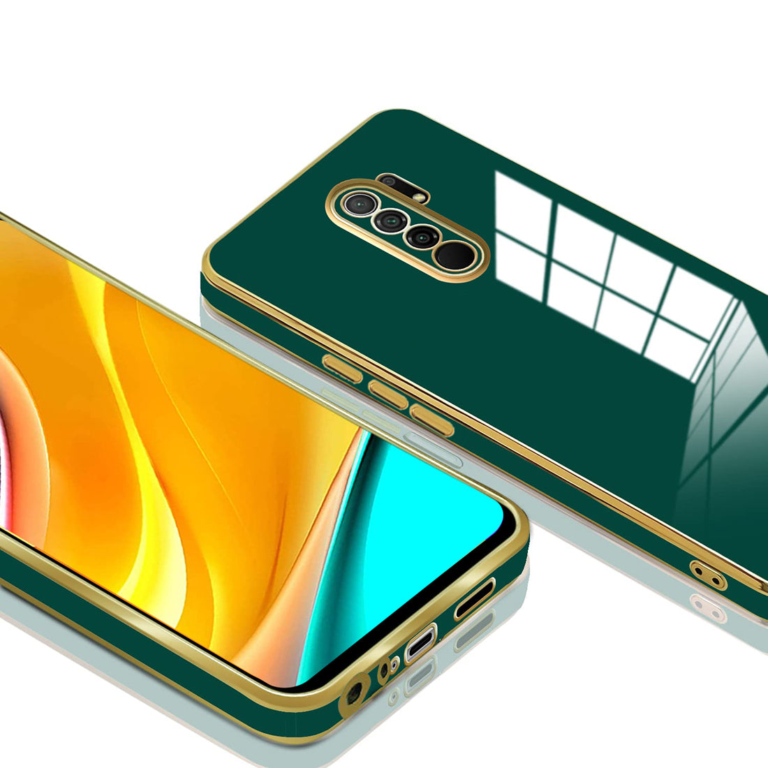 Electroplating TPU Cover for Mi Redmi 9 Prime / Poco M2