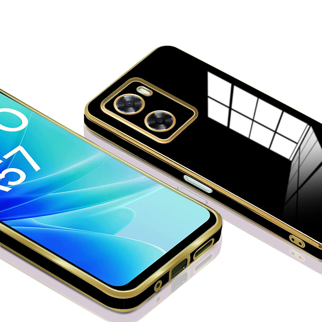 Electroplating TPU Cover for Oppo A57 5G / K10 5G / A77 5G / Realme Narzo 50 5G