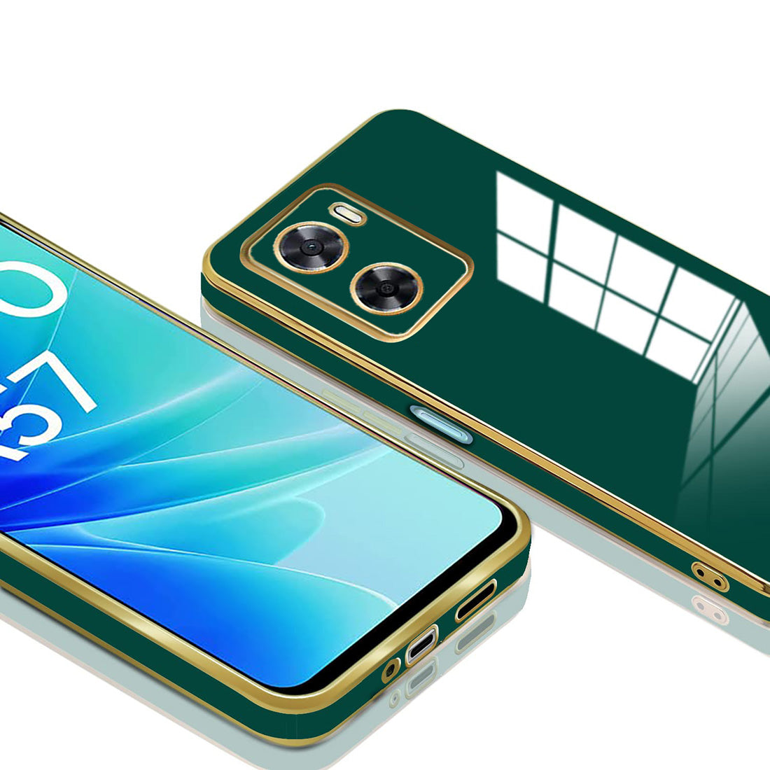 Electroplating TPU Cover for Oppo A57 5G / K10 5G / A77 5G / Realme Narzo 50 5G