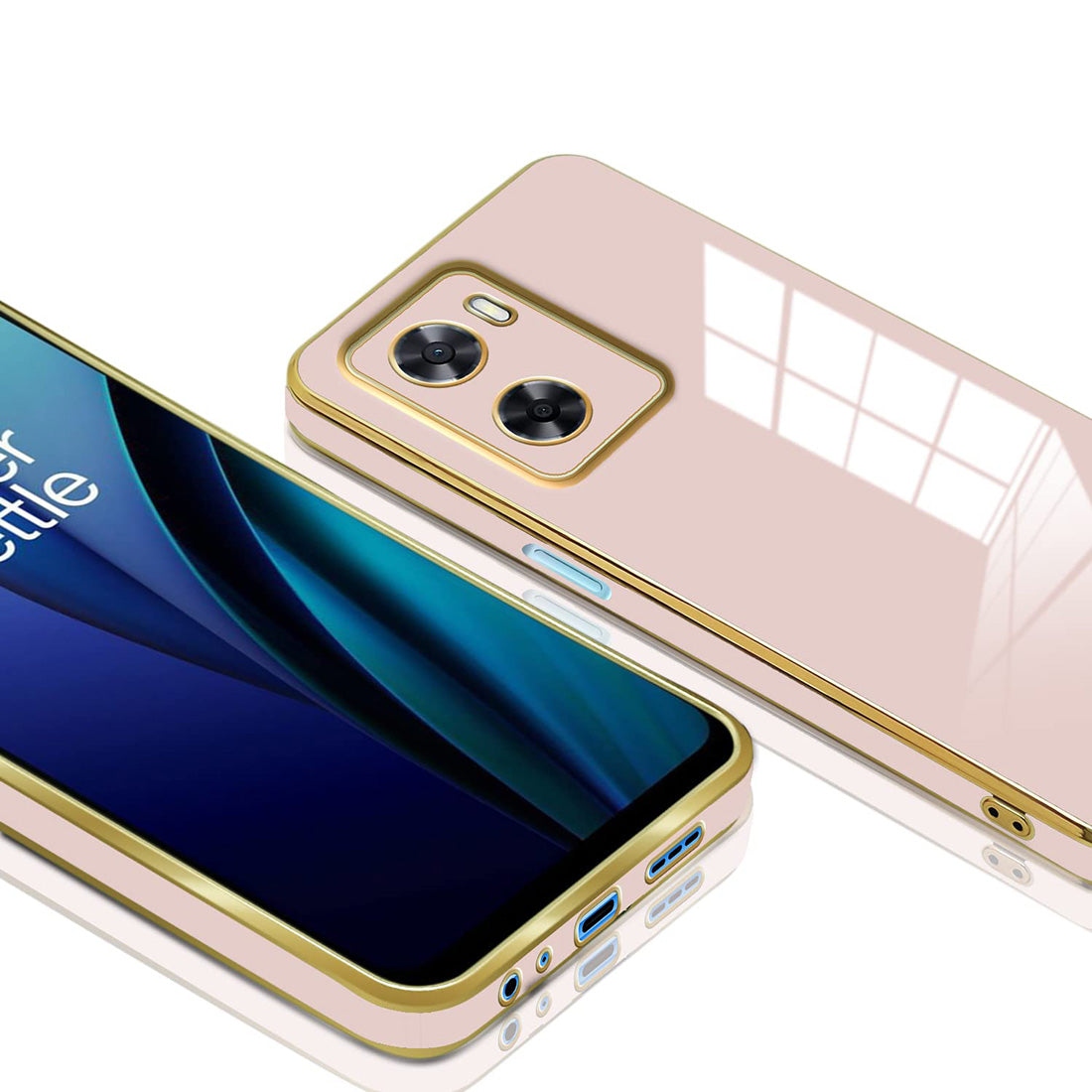 Electroplating TPU Cover for Oppo A57 5G / K10 5G / A77 5G / Realme Narzo 50 5G