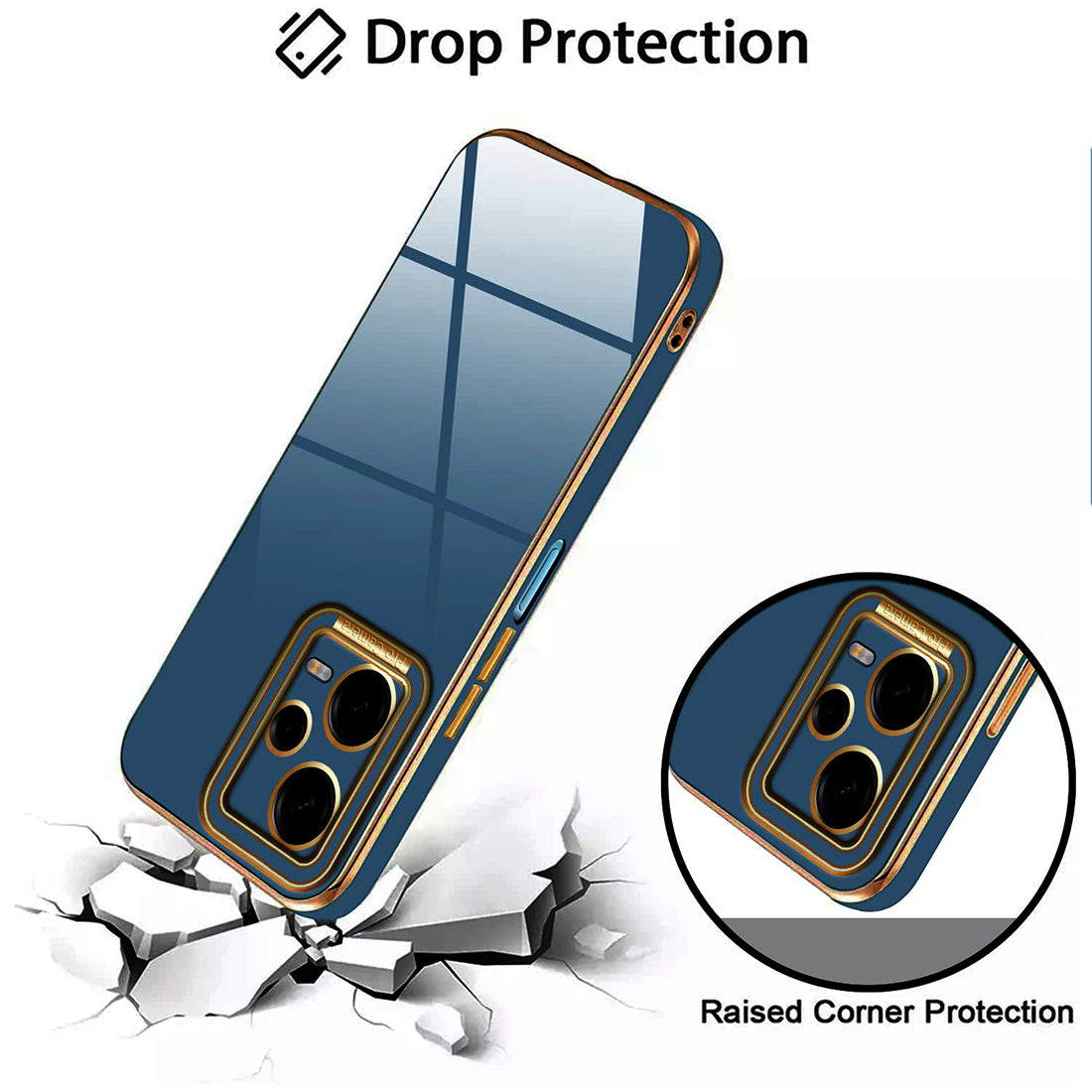 Electroplating TPU Cover for Redmi Note 12 5G