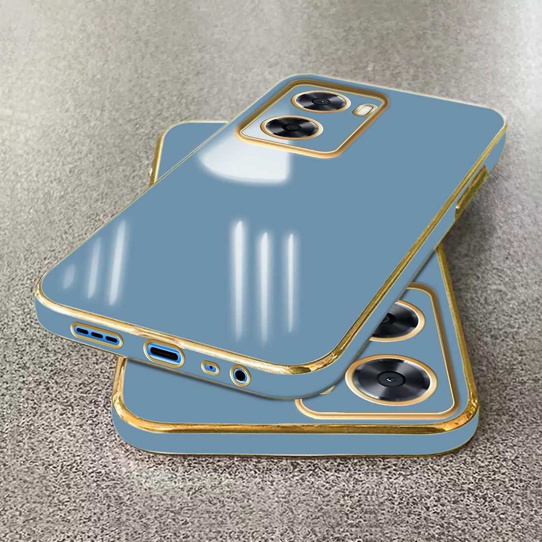 Electroplating TPU Cover for Oppo A77 5G / K10 5G / A57 5G / Realme Narzo 50 5G