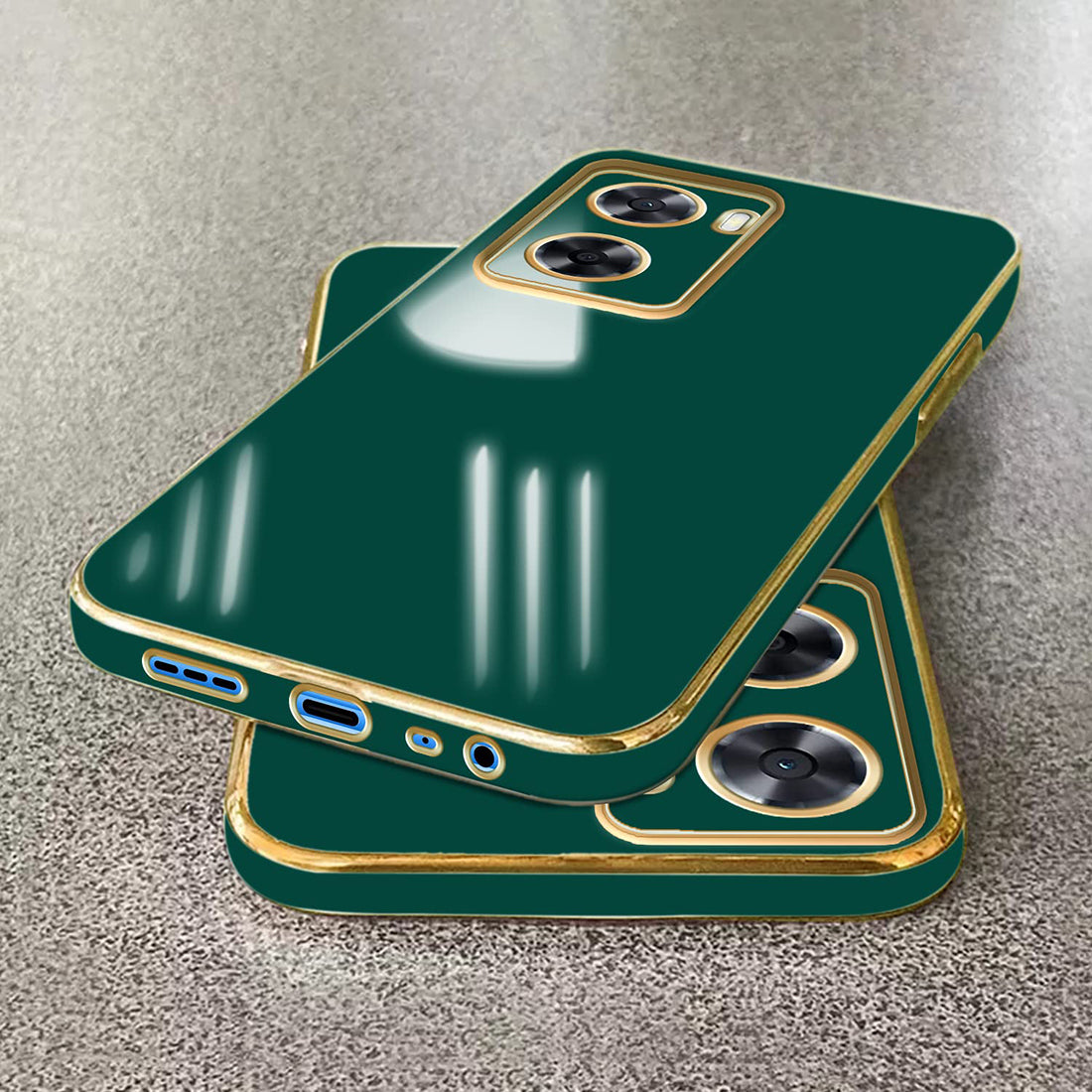 Electroplating TPU Cover for Oppo A77 5G / K10 5G / A57 5G / Realme Narzo 50 5G