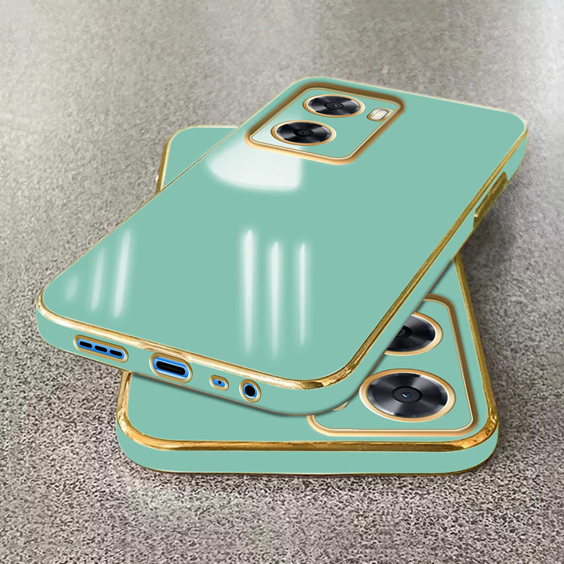 Electroplating TPU Cover for Oppo A77 5G / K10 5G / A57 5G / Realme Narzo 50 5G