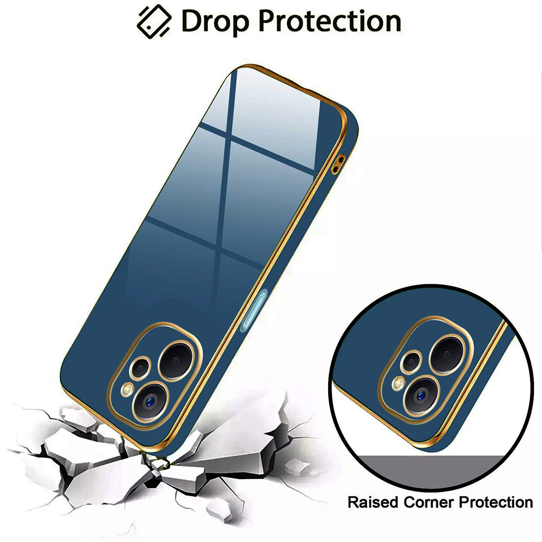 Electroplating TPU Cover for Realme 9i 5G