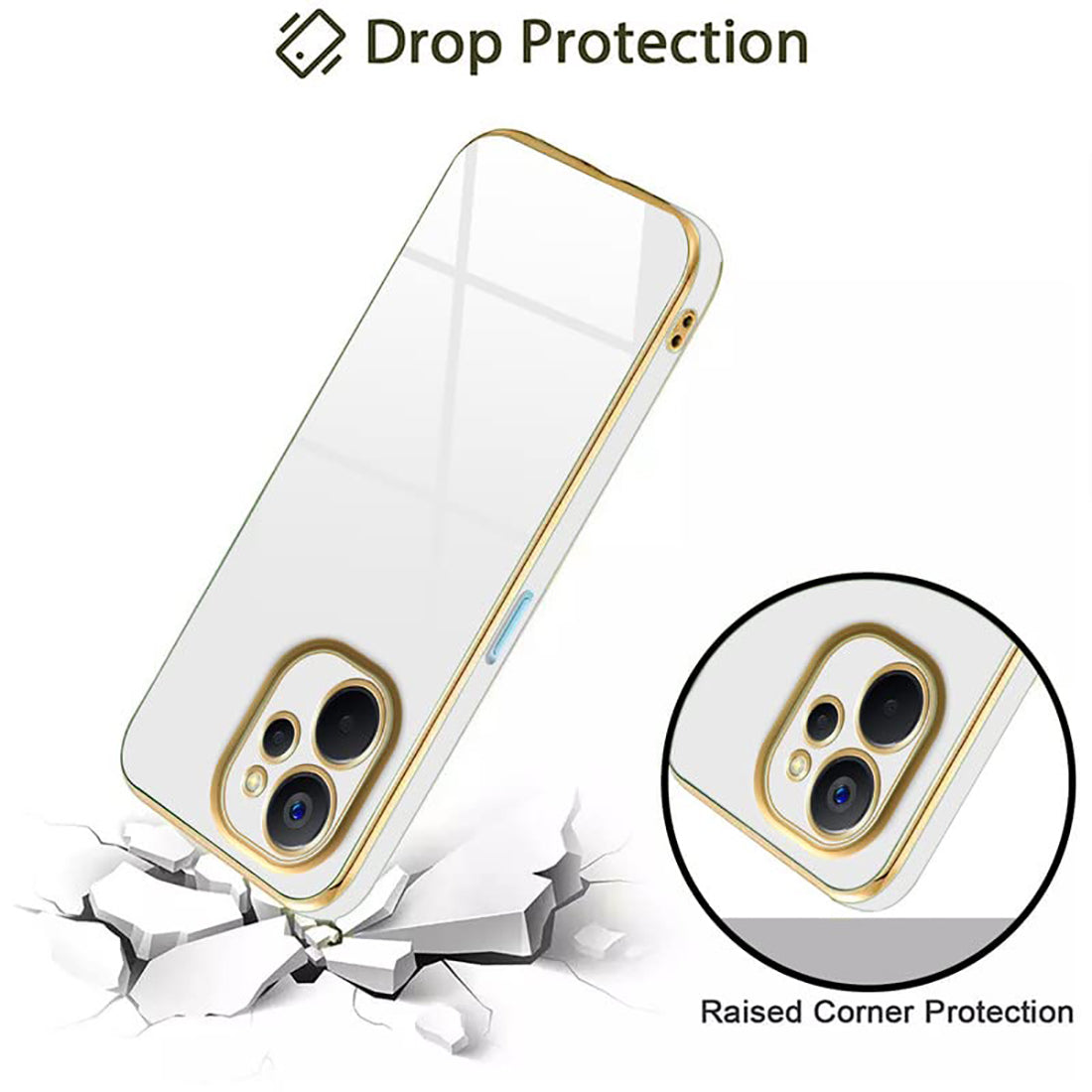 Electroplating TPU Cover for Realme 9i 5G