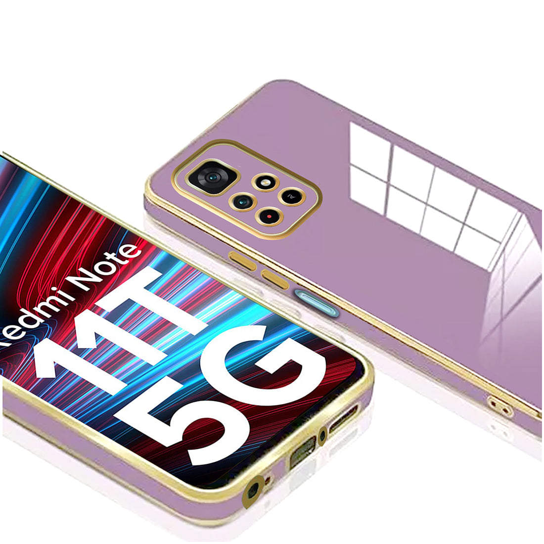 Electroplating TPU Cover for Mi Redmi Note 11T 5G / Poco M4 Pro 5G