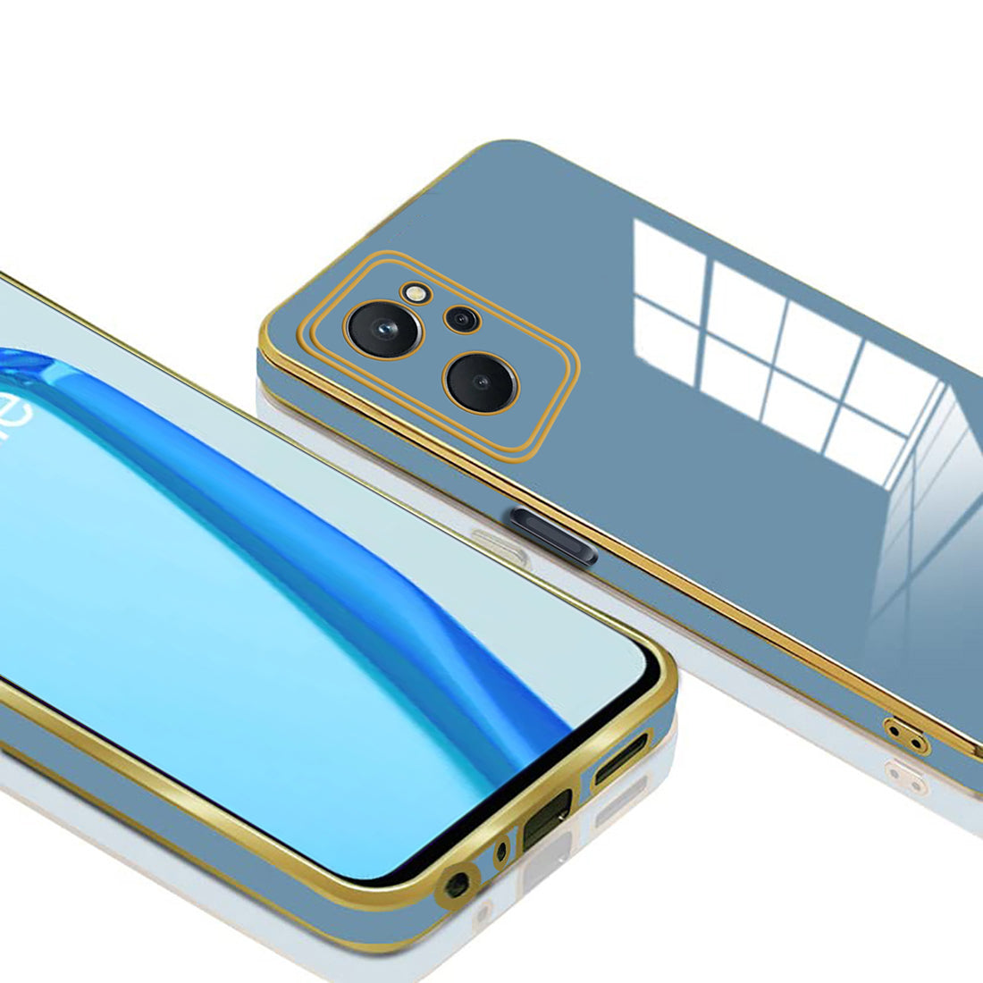 Electroplating TPU Cover for Realme 9i 4G / A76 4G / A96 4G / K10 4G