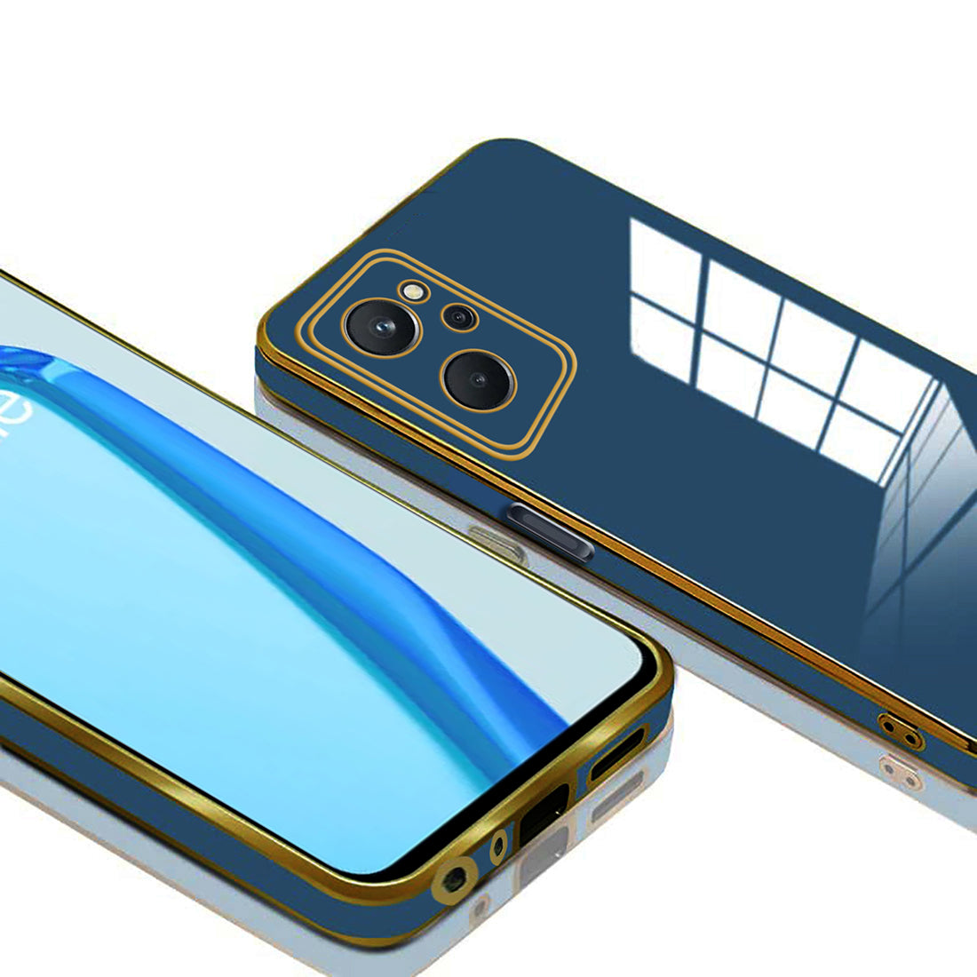 Electroplating TPU Cover for Realme 9i 4G / A76 4G / A96 4G / K10 4G