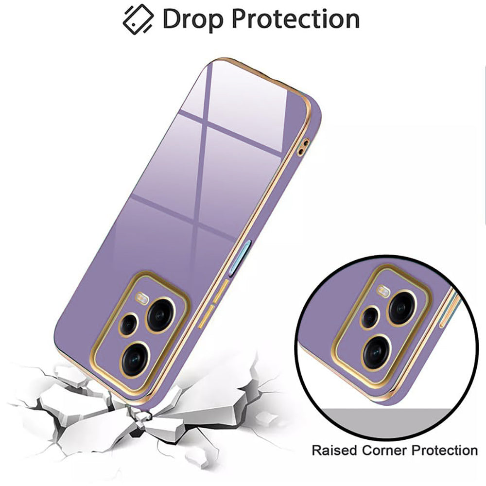 Electroplating TPU Cover for Mi Redmi Note 12 Pro 5G / 12 Pro Plus 5G / Poco X5 Pro 5G