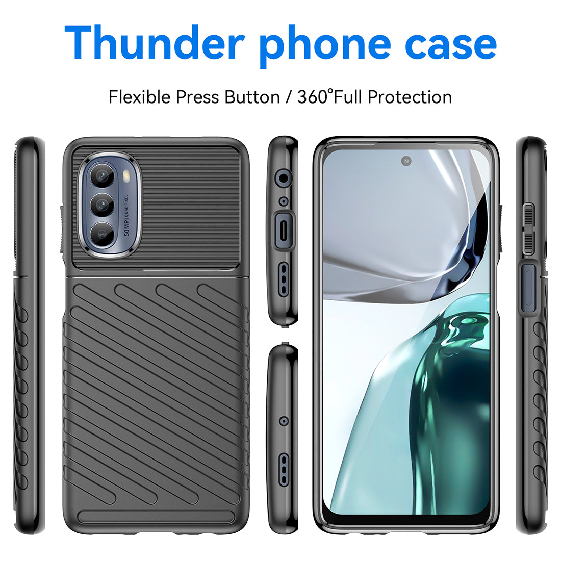 Thunder TPU Cover for Motorola Moto G62 5G