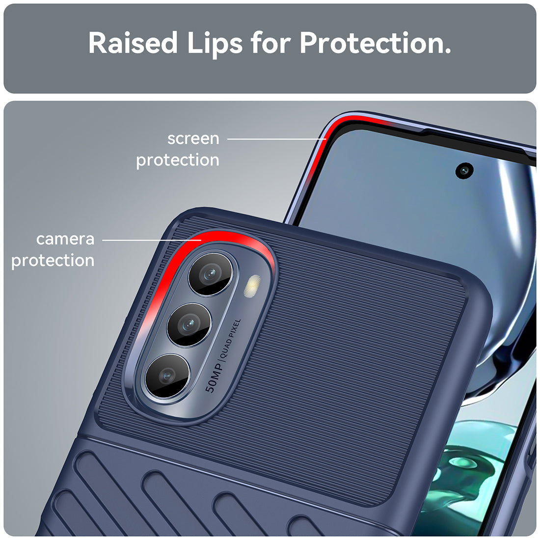 Thunder TPU Cover for Motorola Moto G62 5G