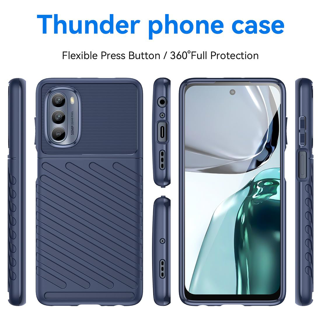 Thunder TPU Cover for Motorola Moto G52 4G / G82 5G
