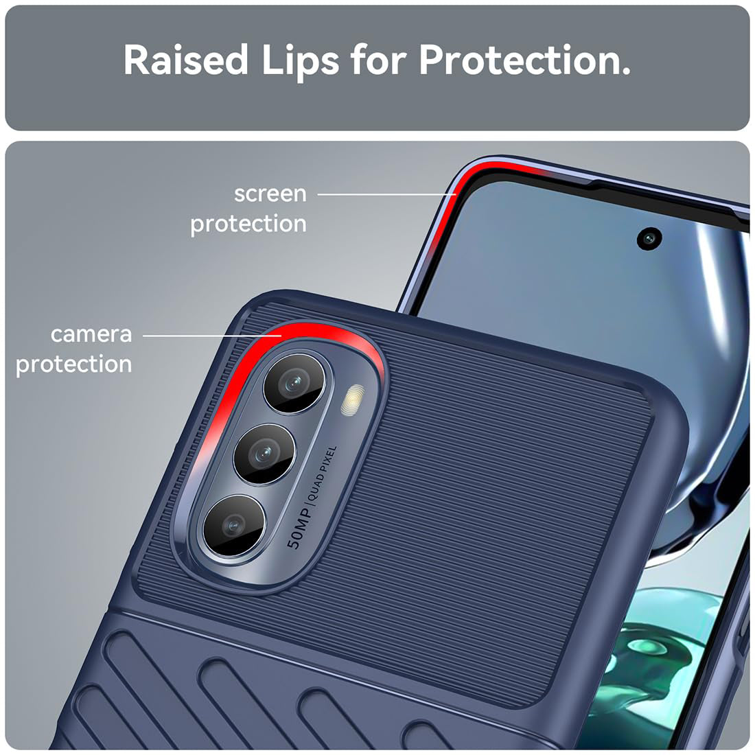 Thunder TPU Cover for Motorola Moto G52 4G / G82 5G