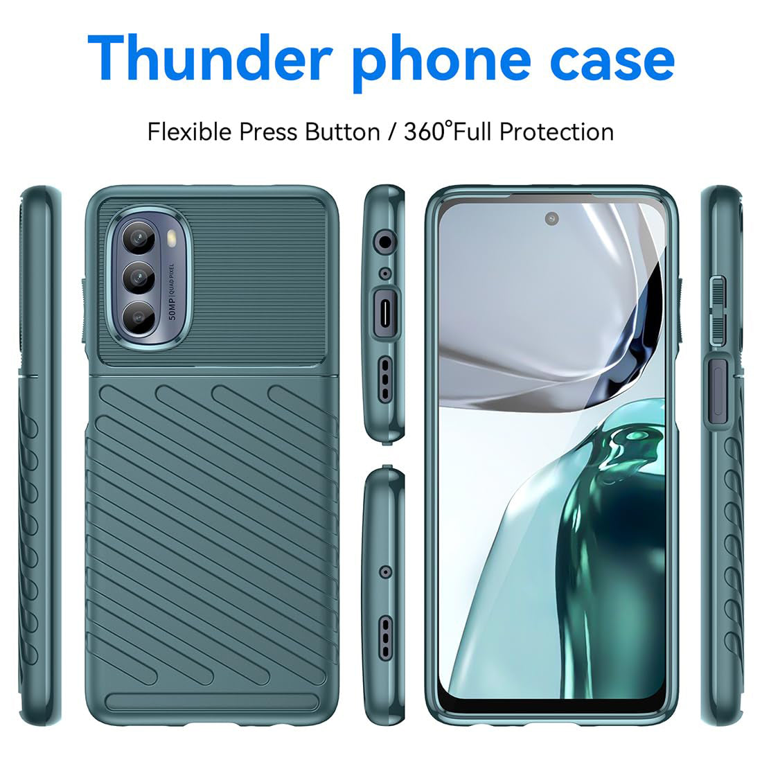 Thunder TPU Cover for Motorola Moto G52 4G / G82 5G