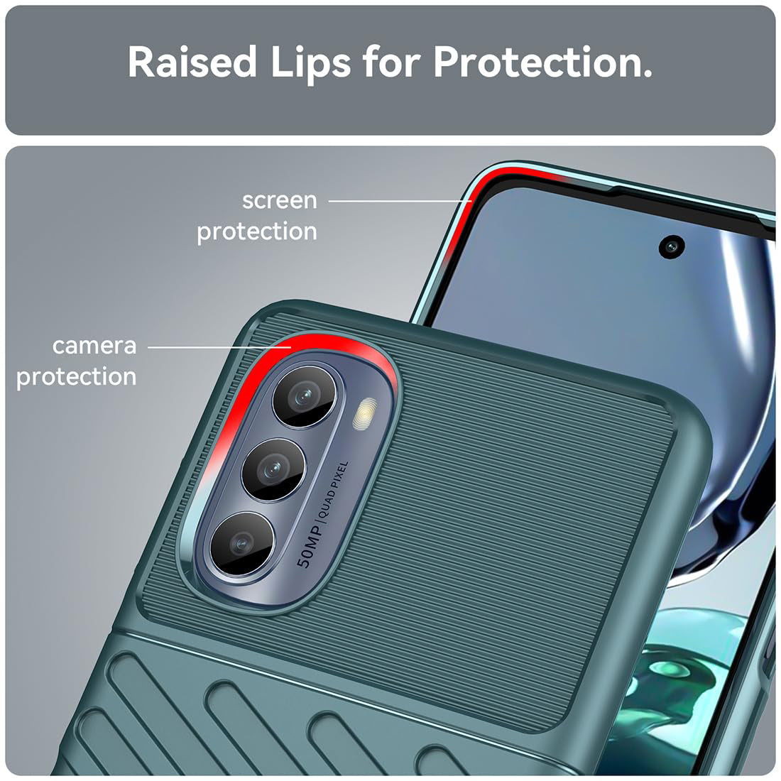 Thunder TPU Cover for Motorola Moto G52 4G / G82 5G