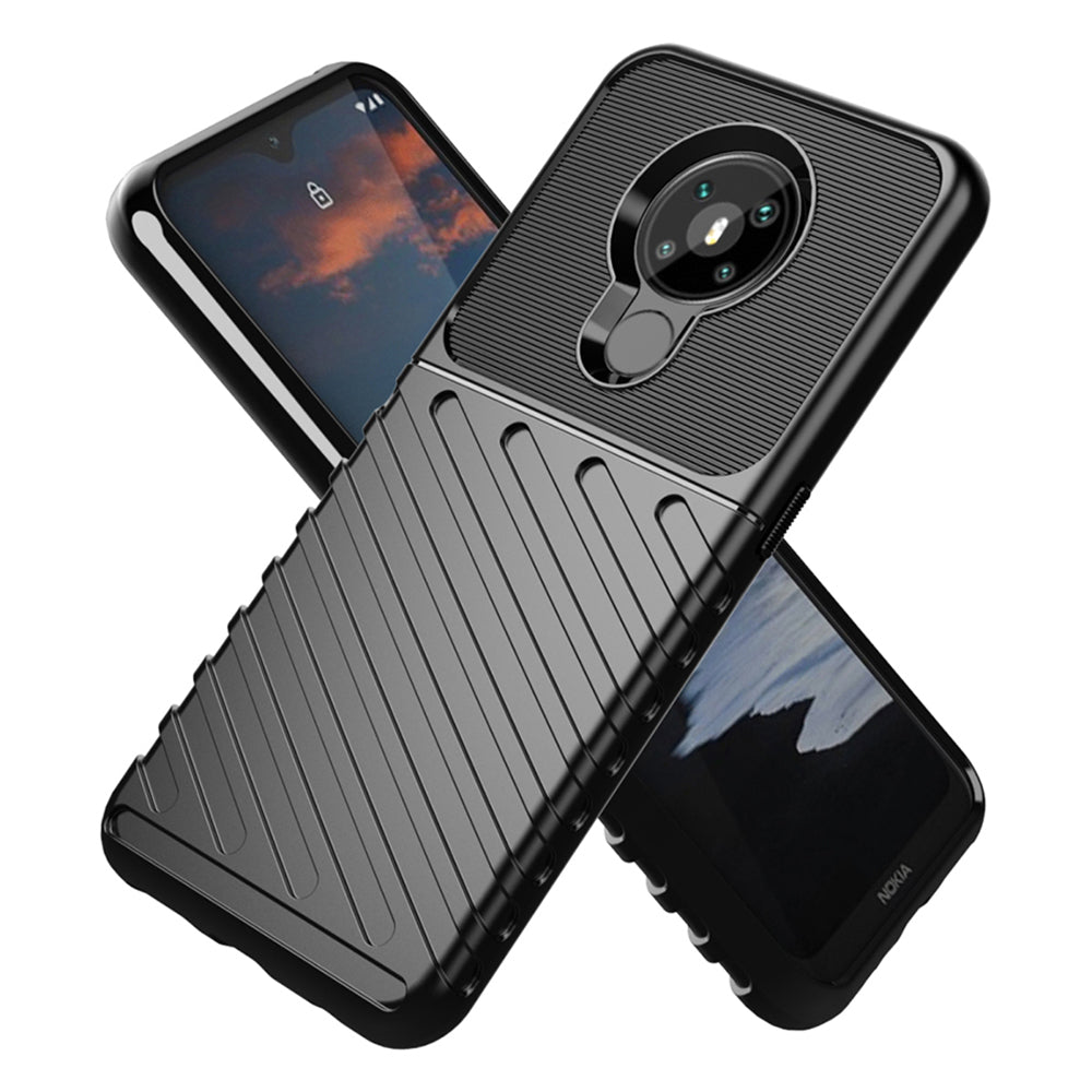 Custodia In TPU Per Nokia 5.3 - Cover Morbida Antiurto Sottile, Nero, Ritagli Precisi, Antigraffio - 3