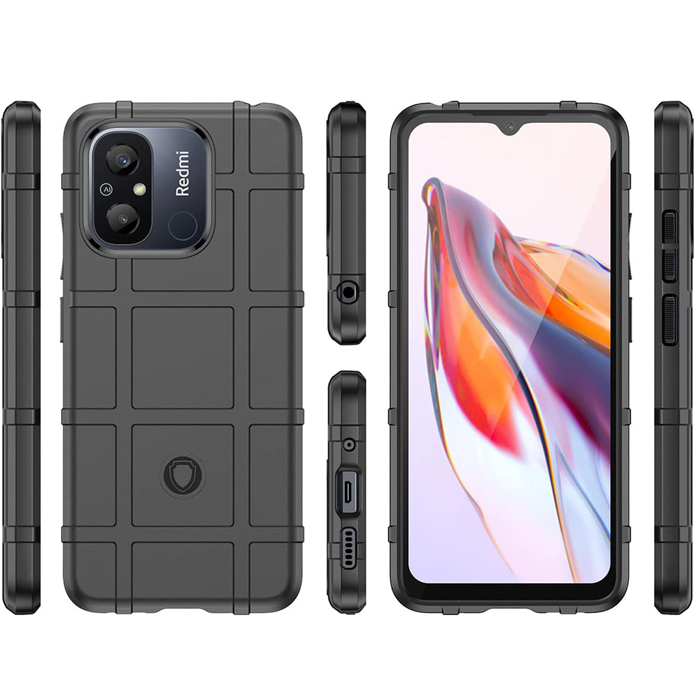 Hybrid Rugged Armor Case for Mi Redmi 12C 4G / Poco C55 4G