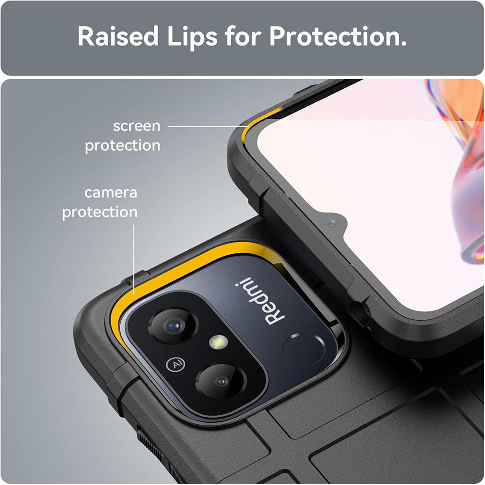 Hybrid Rugged Armor Case for Mi Redmi 12C 4G / Poco C55 4G