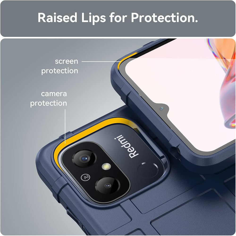 Hybrid Rugged Armor Case for Mi Redmi 12C 4G / Poco C55 4G