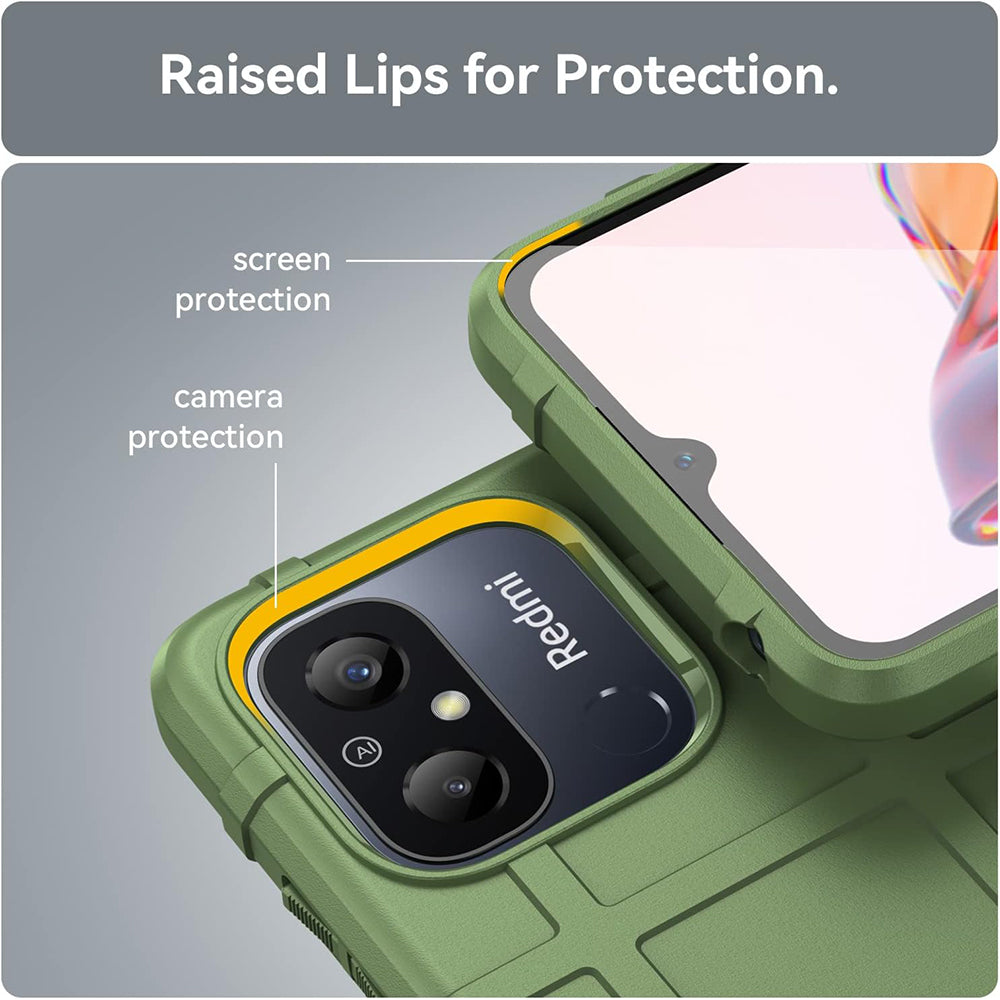 Hybrid Rugged Armor Case for Mi Redmi 12C 4G / Poco C55 4G