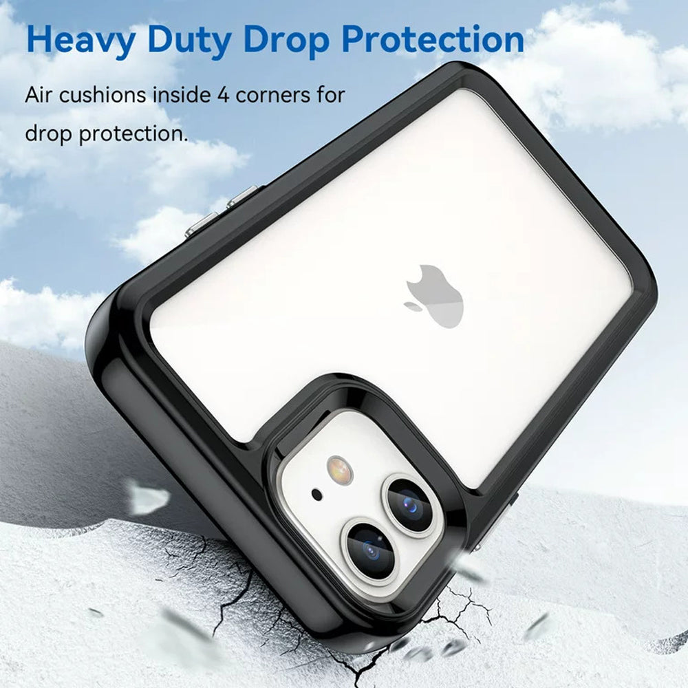 Shockproof Crystal Clear Back Cover for Apple iPhone 11