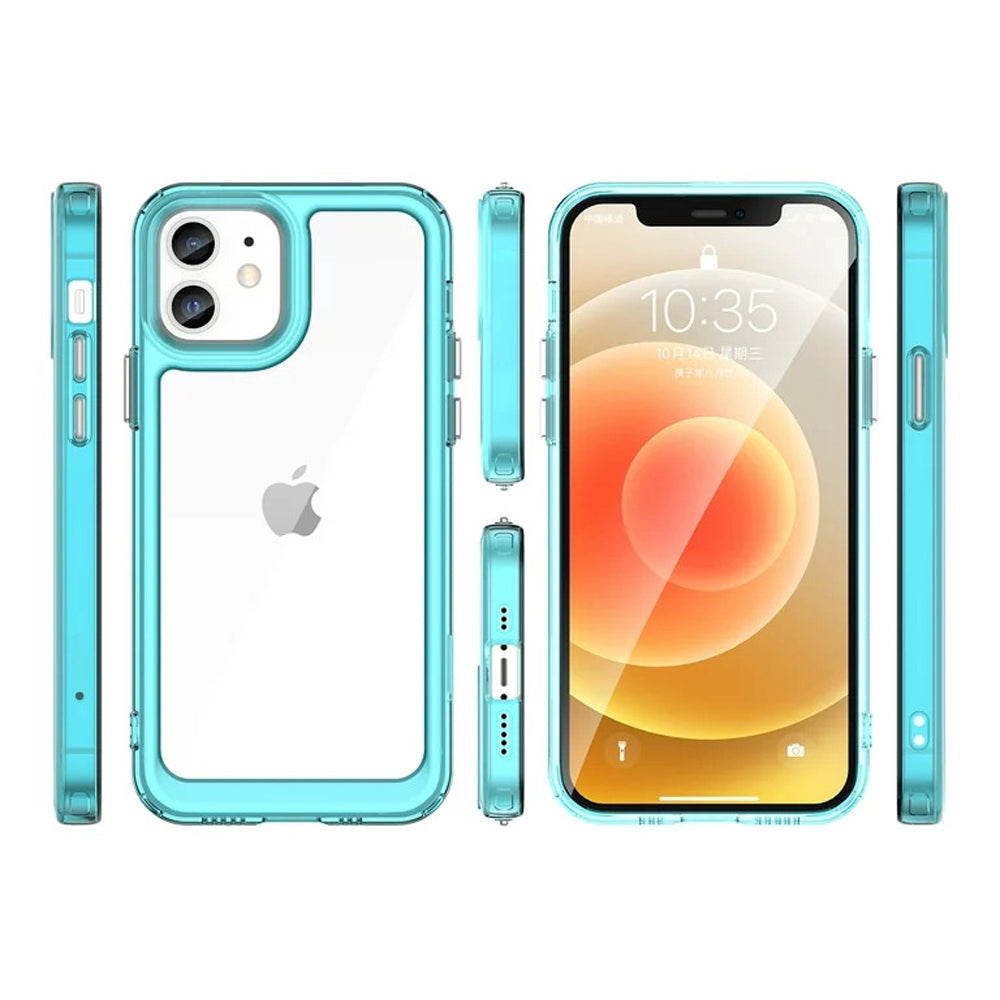 Shockproof Crystal Clear Back Cover for Apple iPhone 12