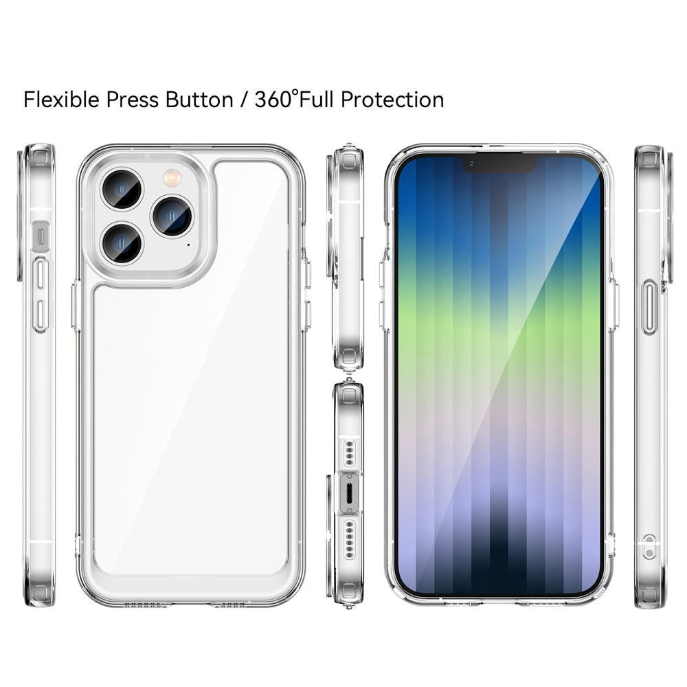 Shockproof Crystal Clear Back Cover for Apple iPhone 14 Pro Max