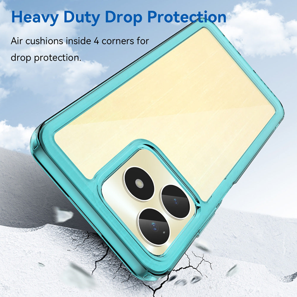 Shockproof Crystal Clear Back Cover for Realme Narzo N53 4G / C53 4G / C51 4G