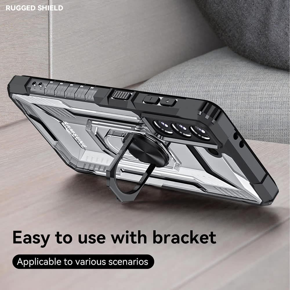 Ring Holder Kickstand Case for Samsung Galaxy S21 FE 5G
