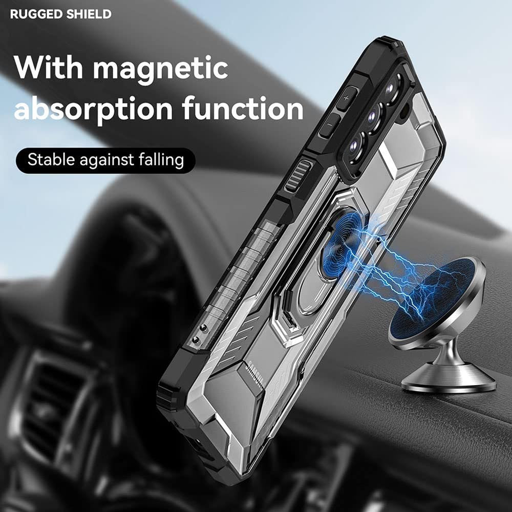 Ring Holder Kickstand Case for Samsung Galaxy S21 FE 5G