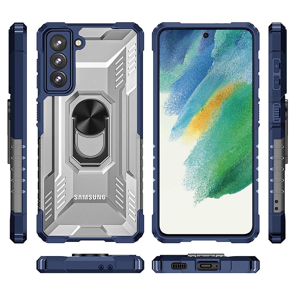 Ring Holder Kickstand Case for Samsung Galaxy S21 FE 5G