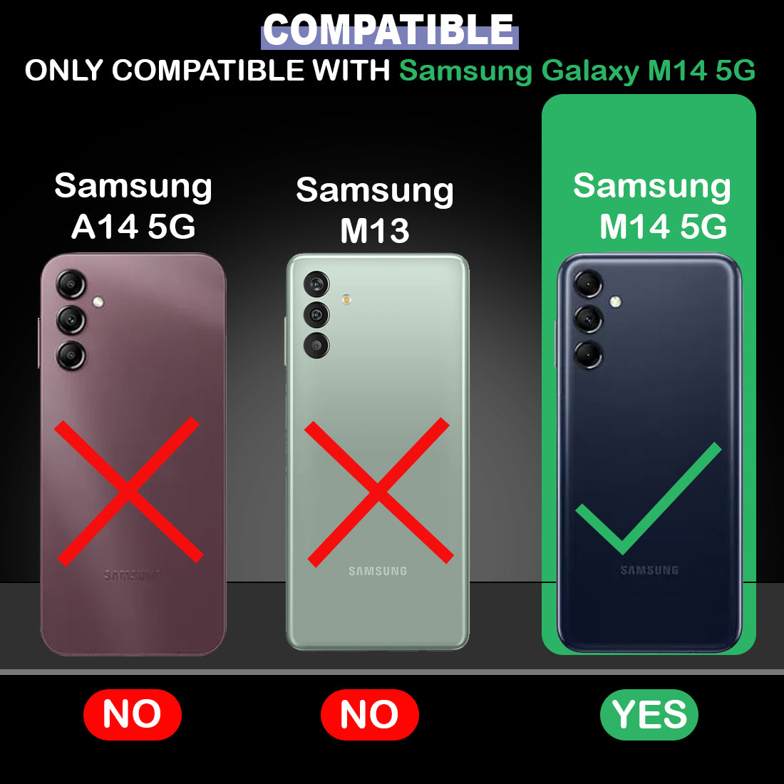 Magic Back Case Cover for Samsung Galaxy M14 5G