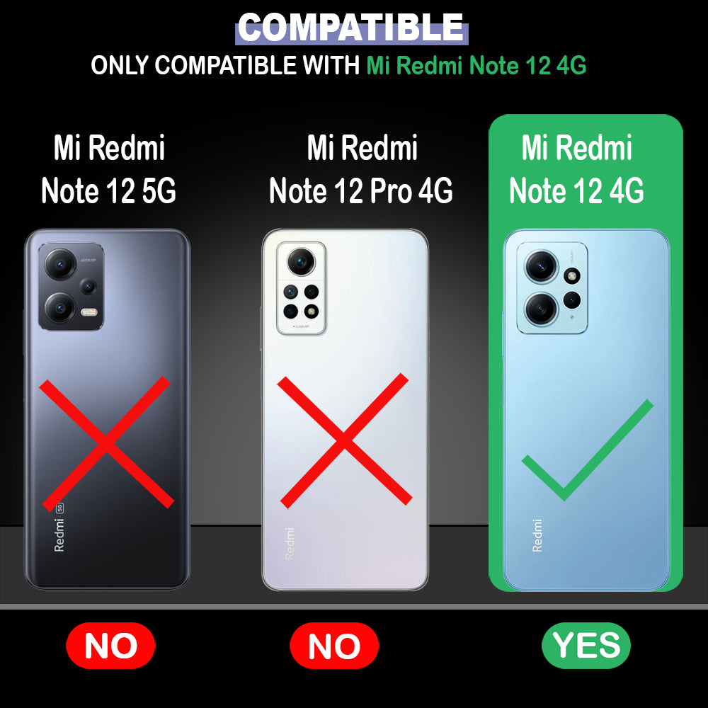 Magic Back Case Cover for Mi Redmi Note 12 4G